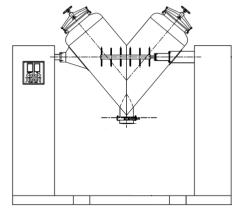 twin-shell blender graphic